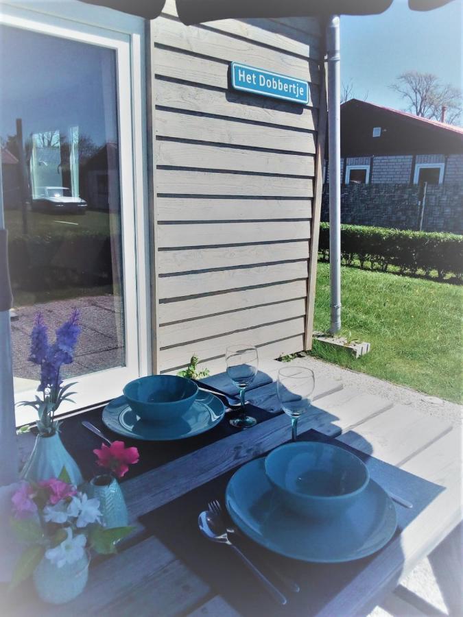 Het Dobbertje, Charmant Houten Huisje Sint Maartensvlotbrug エクステリア 写真