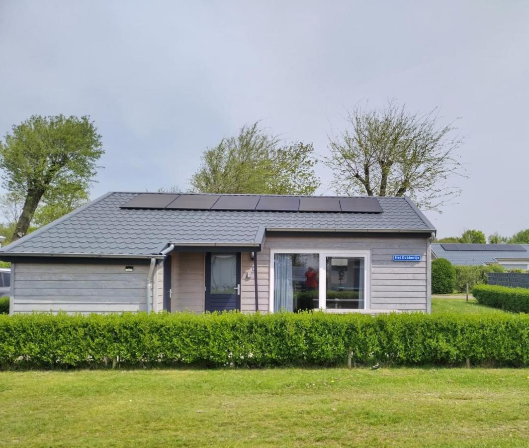 Het Dobbertje, Charmant Houten Huisje Sint Maartensvlotbrug エクステリア 写真